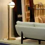 Sofas for hospitalities & contracts - Oscar Wood 3-seater Sofa, seat fabric COM/COL &  frame Mahogany Wood - DUISTT