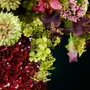 Floral decoration - Crispy green with a hint of reds bouquet - SILK-KA BV