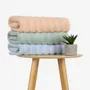 Serviettes de bain - Serviette Varadero 50x90cm, bleue, 650 g/m² - DILIOS