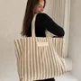 Bags and totes - BIARRITZ Tote Bag – Beige  (43 × 15 × 36 cm) - MOONPACK