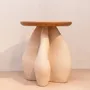 Autres tables  - Table d'appoint 1 - Chêne foncé - LB CERAMIQUES