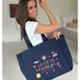 Bags and totes - Reusable tote bag — Nancy Navy (43×15×36 cm) - MOONPACK