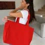 Bags and totes - Reusable tote bag — Nancy Orange (43×15×36 cm) - MOONPACK