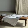 Assiettes au quotidien - Lot de 5 assiettes plates en faïence à décor floral couleur lavande - OFFICE OBJETS
