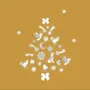 Serviettes - CHRISTMAS TREE OR - FRANÇOISE PAVIOT