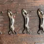 Couverts de service - Lot de 6 porte-couteaux chevaux en métal argenté L8 H2 - OFFICE OBJETS