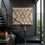 Other wall decoration - Copper Diamond: Large-Scale Handmade Modern Macramé Wall Installation - SARMAL DESIGN