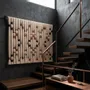 Other wall decoration - Copper Diamond: Large-Scale Handmade Modern Macramé Wall Installation - SARMAL DESIGN