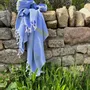 Autres linges de bain - fouta bleu lavende-vert mousse 170x100cm - OTTOMANIA
