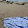 Autres linges de bain - fouta XL bleu lavende-vert mousse 220x160 cm - OTTOMANIA