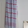 Other bath linens - hammam towel light blue-ruby red 170x100 cm - OTTOMANIA