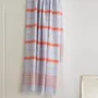 Autres linges de bain - fouta bleu clair/mandarin 170x100cm - OTTOMANIA