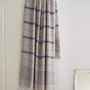 Other bath linens - hammam towel grey-beige-parliament blue 170x100cm - OTTOMANIA