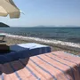 Autres linges de bain - fouta XL marron/bleu marine 220x160cm - OTTOMANIA