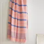 Other bath linens - hammam towel peach/greek blue 170x100 cm - OTTOMANIA