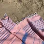 Other bath linens - hammam towel XL peach/greek blue 220x160cm - OTTOMANIA