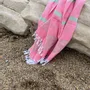 Other bath linens - hammam towel candy pink-pistachio 170x100cm - OTTOMANIA