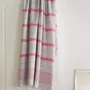 Other bath linens - hammam towel light grey/ruby red 170x100cm - OTTOMANIA