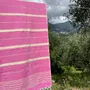 Other bath linens - hammam towel fuchsia/linden 170x100cm - OTTOMANIA