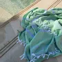 Autres linges de bain - fouta XL pistache/lavande 220x160cm - OTTOMANIA