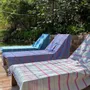 Other bath linens - hammam towel XL light green/fuchsia 220x160cm - OTTOMANIA