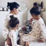Children's fashion - Moonlight velvet baby pajamas - BONJOUR LITTLE