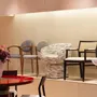 Chaises pour collectivités - Chaise Salle à manger Tanoco bois massif avec bras - assise tissu COM - DUISTT
