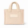 Bags and totes - Teddy Tote Bag in Plush Effect Fabric - Beige (37x16x28cm) - MOONPACK