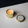 Candles - Golden Metal Box Candle | Different scents 100 ml |Lavender - OCTŌ