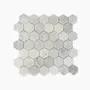 Mosaics - White carrara marble mosaic - SAGIT