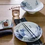 Assiettes au quotidien - Porcelaine bleue et blanche - TOKYO DESIGN STUDIO