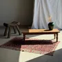 Objets de décoration - Tapis iranien à motifs floraux stylisés roses et bleus 155x105 - OFFICE OBJETS