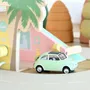 Jouets enfants - Voiture jouet Fiat 500 F 1965 Vert Clair Jet-car 1/43 - NOREV