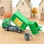 Jouets enfants - Camion poubelle Renault Trucks D 2.1 Plastigam 1/43 - NOREV
