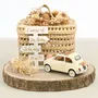 Cadeaux - Fiat 500 L 1968 Blanc Ivoire cadeau de mariage 1/18 - NOREV