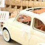 Cadeaux - Fiat 500 L 1968 Blanc Ivoire cadeau de mariage 1/18 - NOREV