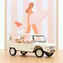 Cadeaux - Citroën Méhari 2023 Blanc et Rose - Voiture miniature 1/18 - NOREV