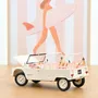 Cadeaux - Citroën Méhari 2023 Blanc et Rose - Voiture miniature 1/18 - NOREV