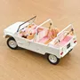 Cadeaux - Citroën Méhari 2023 Blanc et Rose - Voiture miniature 1/18 - NOREV
