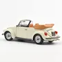 Cadeaux - Voiture miniature VW 1303 Cabriolet 1972 Blanc Crème 1/18 - NOREV