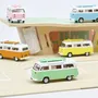 Jouets enfants - Voiture jouet VW Combi T2b Camper Van 1973 Vert Pastel Jet-car 1/43 - NOREV