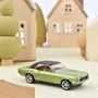 Toys - Toy car Ford Mustang Coupé 1968 Metallic Green Jet-car 1/43 - NOREV