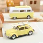 Jouets enfants - Voiture jouet VW Coccinelle 1303 1973 Jaune Pastel avec Surf Jet-car 1/43 - NOREV