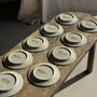 Assiettes au quotidien - Lot de 9 petites assiettes à dessert en porcelaine de Sologne - OFFICE OBJETS