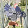 Accessoires de déco extérieure - Girouette Emma Poule - LES RITOURNAILES