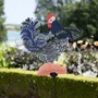 Accessoires de déco extérieure - Girouette Emma Poule - LES RITOURNAILES