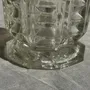 Vases - Vintage Geometric Molded Glass Flared Vase H21 - OFFICE OBJETS