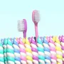 Caskets and boxes - TWIZZLEY Macaron Edition–5-Piece Curved Wide-Head Toothbrush Gift Set - TWIZZLEY