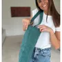Bags and totes - Reusable velvet bag - duck green (41,5x10x 9cm) - MOONPACK