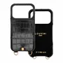 Leather goods - Phone case with leather card holder — made in Italy - LOUVINI PARIS